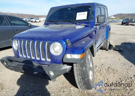 2020 Jeep Wrangler Unlimited Sahara 4X4 from USA, damaged, VIN 1C4HJXEN0LW267945